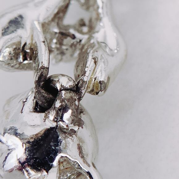 VTG Signed Judy Lee Mid Century Moonglow Lucite AB Rhinestone Silver Tone Choker - Picture 11 of 16